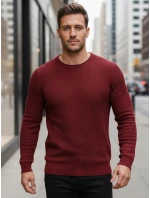 Pánský vínový svetr WX2295 Pánský vínový svetr WX2295