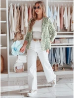 Dámská bunda do pasu MARABELL mint FashionStreet PY0128