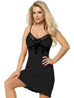 Dámská košilka Cassidy black - DKAREN Dámská košilka Cassidy black - DKAREN