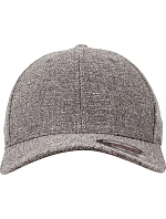 Flexfit 6355 6 panelová kšiltovka "Melange" 55.6355 dark heather grey