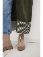 Kardigan s kapsami khaki Kardigan s kapsami khaki