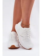 Dámské tenisky na platformě Big Star Hi-Poly System – bílé