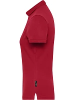 Daiber JN 1805 Dámské pracovní elastické bio polo - Solid 02.1805 red