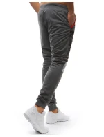 Pánské kamuflážní antracitové tepláky FashionStreet UX3628