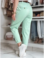 Dámské kalhoty chinos s páskem RELCIX mint FashionStreet UY2581