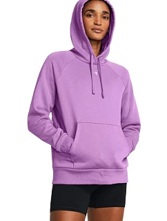Dámská mikina Under Armour Rival Fleece Hoodie, fialová, 1379500, 560 M