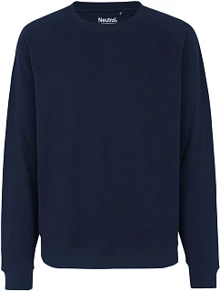 Neutral O 63001 Unisex raglánová mikina z bio bavlny 77.6301 navy