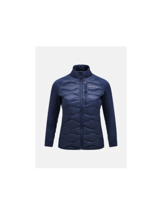 Peak Performance W Helium Down Hybrid Jacket námořnická modrá
