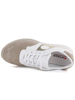 Dámské kožené polobotky bílo-béžové Artiker 58C1113