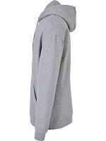 Build your Brand BB 006 Oversize mikina s kapucí z těžké bavlny 56.B006 heather grey
