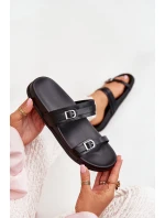 Dámské Sandály S Přezkami Černé Brinella