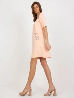 LK SK 506790 šaty.45 broskví LK SK 506790 šaty.45 broskví