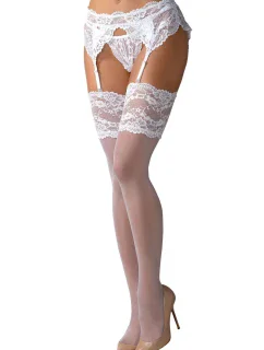 Dámské punčochy 810-STO white - OBSESSIVE