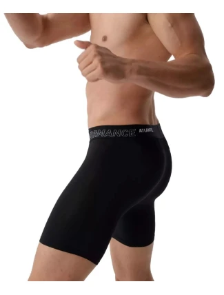 Pánské boxerky 1181 Legs long black - Atlantic