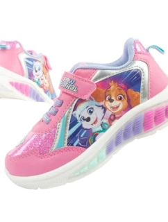 Leomil dívčí sportovní obuv Psi Patrol dětské LED tenisky