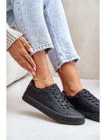 Zateplené dámské tenisky Big Star OO274A462 černé Zateplené dámské tenisky Big Star OO274A462 černé