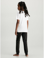 Dětské pyžamo Unisex Pyjama Set Modern Cotton KK0KK000910W0 bílá/černá - Calvin Klein