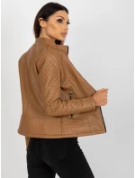 Dámská bunda MBM KR AT 021M.00P Hnědá camel - FPrice Dámská bunda MBM KR AT 021M.00P Hnědá camel - FPrice