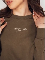 Dámská oversize mikina AWIOL hnědá FashionStreet BY1273