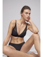 Dámská tanga Aura Spotlight High Leg string černá - TRIUMPH Dámská tanga Aura Spotlight High Leg string černá - TRIUMPH