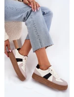 Dámské tenisky na platformě béžové Dovina