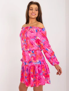 WN SK 8282 šaty.32 tmavě růžová