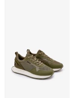 Pánské tenisky na platformě Big Star HI-POLY SYSTEM – khaki