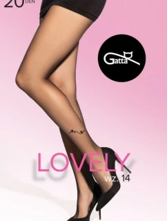 LOVELY 20 - Vzorované punčochy W.14