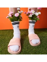 Žabky do bazénu basic plain pudre pink KUBKBB-SS24-02-08