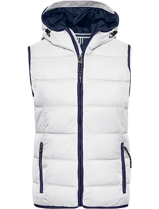 Daiber JN 1075 Dámská vesta "Maritim" 02.1075 white/navy Daiber JN 1075 Dámská vesta "Maritim" 02.1075 white/navy