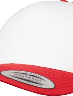Flexfit 6606CF 6 panelová Trucker kšiltovka 55.06CF red/white/red