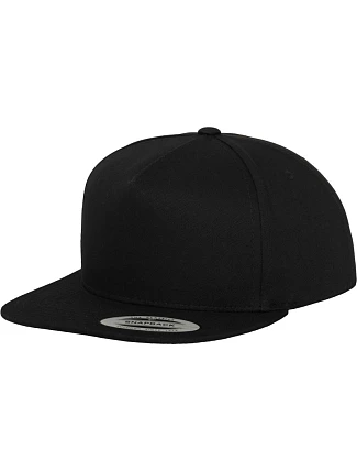 Flexfit 6007/6007T 5 panelová Snapback kšiltovka 55.6007 black/black Flexfit 6007/6007T 5 panelová Snapback kšiltovka 55.6007 black/black