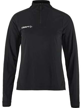 Craft Teamwear Evolve 2.0 Half Zip W Dámská tréninková bunda s 1/4 zipem 82.4761 black Craft Teamwear Evolve 2.0 Half Zip W Dámská tréninková bunda s 1/4 zipem 82.4761 black