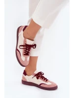 Dámské Kožené Tenisky Zazoo N1220 Béžové