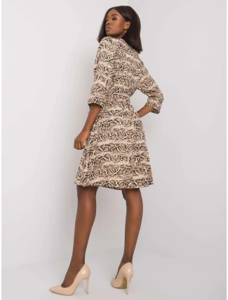 Šaty DHJ SK 11092A 1.91P černá a béžová