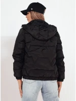 Dámská přechodná prošívaná bunda ZERNI černá FashionStreet TY4175