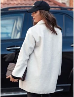ELEGANTWAY dámský oversize kabát ve tvaru rybí kosti béžový FashionStreet NY0698 ELEGANTWAY dámský oversize kabát ve tvaru rybí kosti béžový FashionStreet NY0698