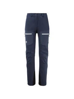 Kalhoty MILLET W M White Shield Pt navy blue dámské