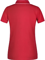 Daiber JN 727 Dámské piqué polo s kontrastní légou 02.0727 red/white