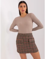 LK SD sukně 509478.50P černá a červená