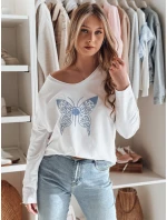 Dámská oversize halenka FLOFLY bílá FashionStreet RY2783