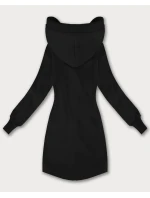 Černá dámská mikina se svetrovými vsadkami LHD (AMG-172A) Černá dámská mikina se svetrovými vsadkami LHD (AMG-172A)