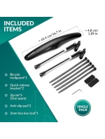 Nastavitelný blatník na kolo Rockbros černý FK-891