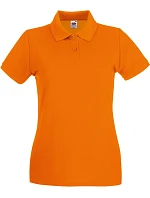Fruit of the Loom Lady-Fit Premium Polo Dámské piqué polo 16.3030 orange Fruit of the Loom Lady-Fit Premium Polo Dámské piqué polo 16.3030 orange