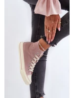 Dámské vysoké tenisky Big Star NN274277 růžové