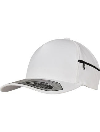 Flexfit 110ZP 5 panelová kšiltovka "Pocket" 55.10ZP white Flexfit 110ZP 5 panelová kšiltovka "Pocket" 55.10ZP white