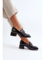 Lakované kožené lodičky, černá S.Barski Lakované kožené lodičky, černá S.Barski