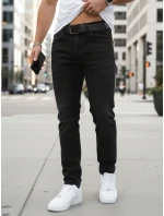 Pánské džíny slim fit černé FashionStreet UX4483