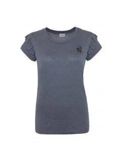 Dámské tričko s volánky D1513 - Fresh made