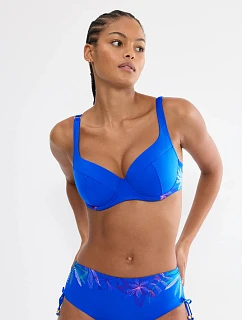 SUMMER TROPICS – Minimizer plavkový top pro perfektní podporu Triumph
